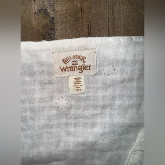 Billabong x Wrangler Women’s Simply Sweet Cropped Top Size Large - Picture 5 of 10